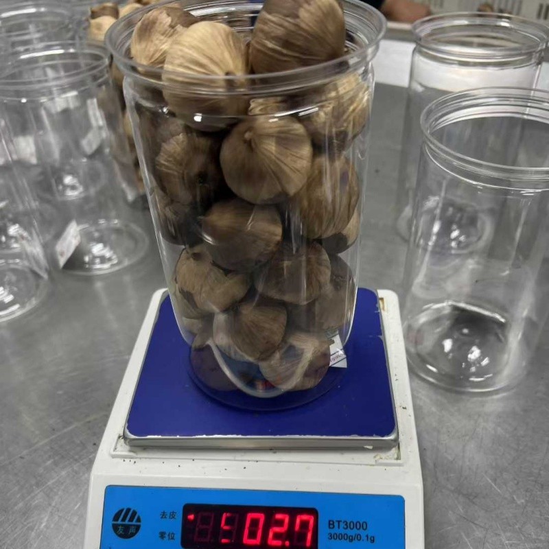 Wholesale Price Export 500g Canned Fermented Solo Clove Black Garlic