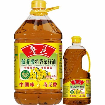 Luhua Low Erucic Acid Premium Fragrant Rapeseed Oil 5L