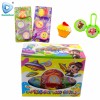 Hot-Selling Colourful Cartoon Flying Disc Toy with Gummy Soft Candy