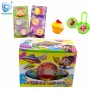 Hot-Selling Colourful Cartoon Flying Disc Toy with Gummy Soft Candy