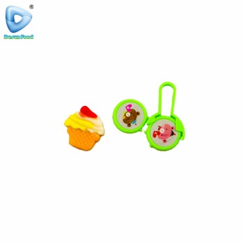 Hot-Selling Colourful Cartoon Flying Disc Toy with Gummy Soft Candy