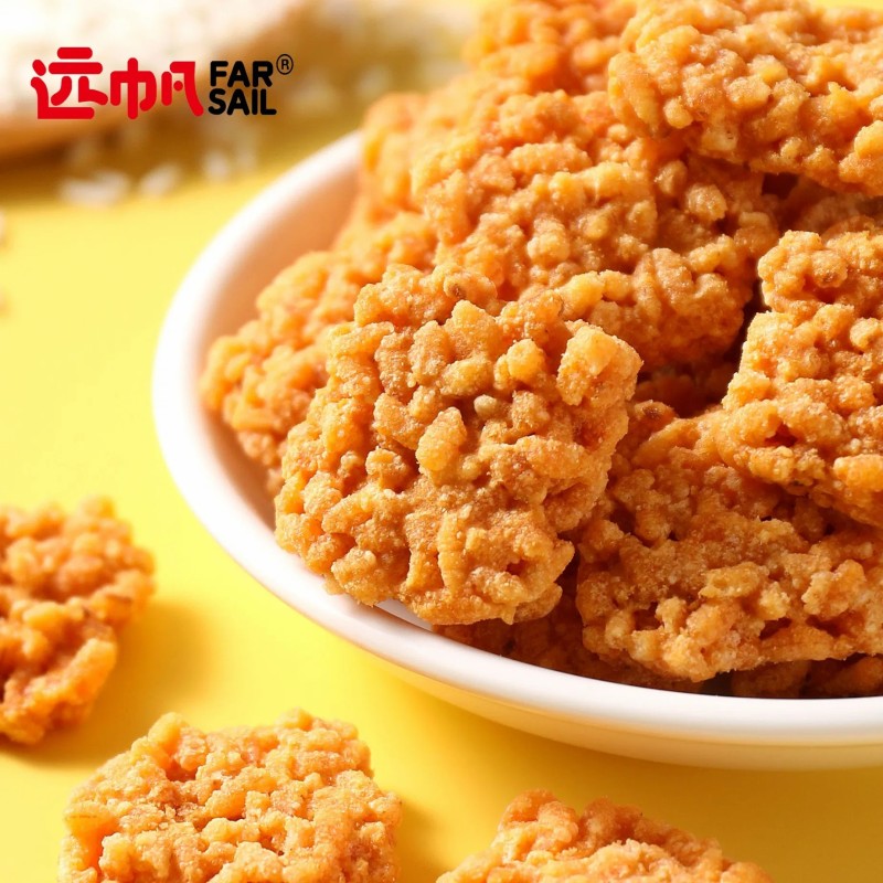 Flavorful Glutinous Rice Crispy Rice Snacks Food