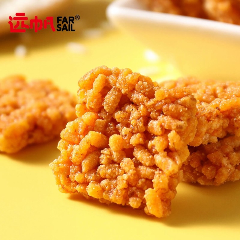 Flavorful Glutinous Rice Crispy Rice Snacks Food