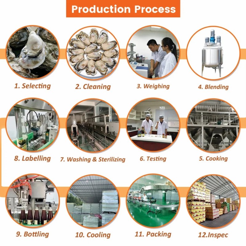 HACCP Halal Free Sample Manufacturer Bottle Seafood Oyster Sauce Seasoning