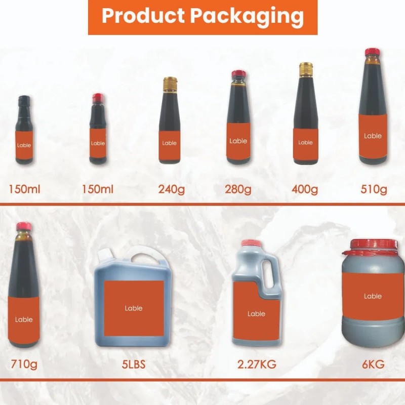 HACCP Halal Free Sample Manufacturer Bottle Seafood Oyster Sauce Seasoning