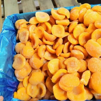 Wholesale Bulk Price Grade a No Pesticide Residues Frozen IQF Apricot Halves Long Shelf Life Private Label Available Direct Supplier China