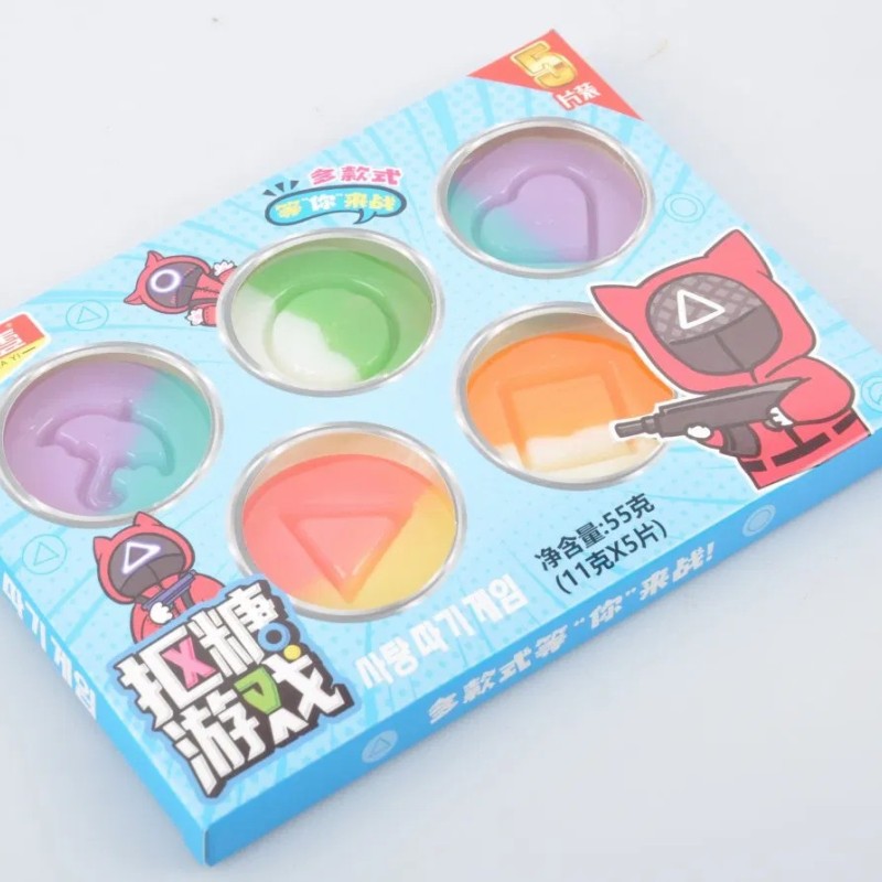 Wholesale Custom Delicious and Fun Market Hot Selling Set Sugar Cookie Game Candy