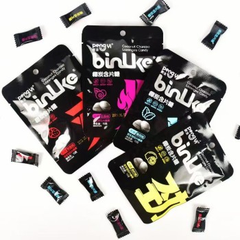 China Manufacturers Portable Coconut Charcoal Tablet Hard Compressed Candy