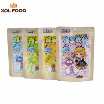 Honey Gummy Honeycomb Honey (Lemon, Passion Fruit, Grapefruit Flavor) 60g, Healthy Gummy Customized Label Royal Honey