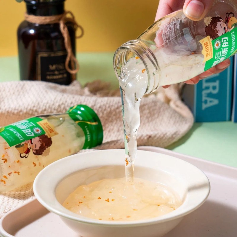 Osmanthus Flavor Freshly Stewed Tremella Mushroom Istant Canned Food