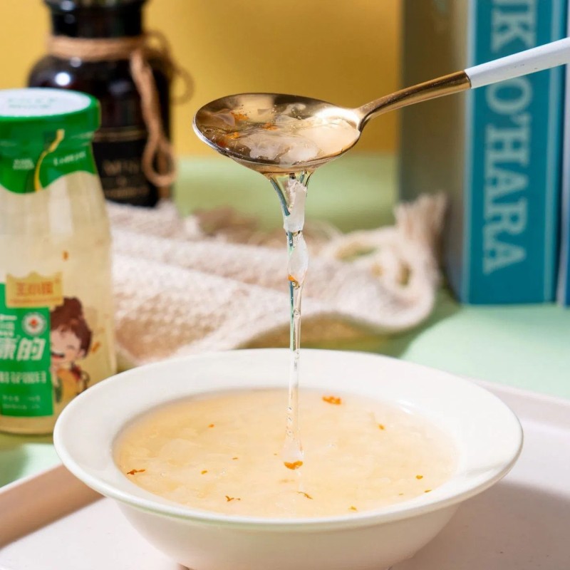 Osmanthus Flavor Freshly Stewed Tremella Mushroom Istant Canned Food