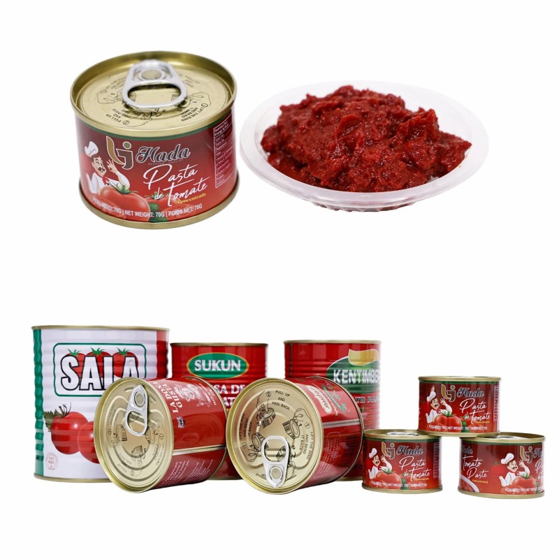 Canned Tomato Sauce Factory Price 28-30% 2025 Crop