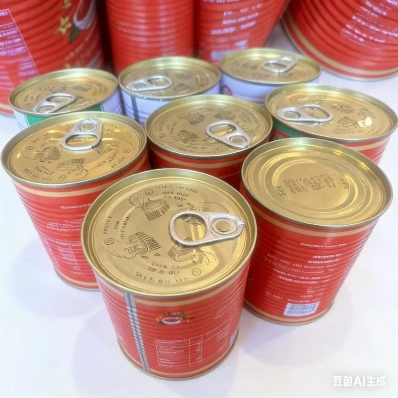 Canned Tomato Sauce Factory Price 28-30% 2025 Crop