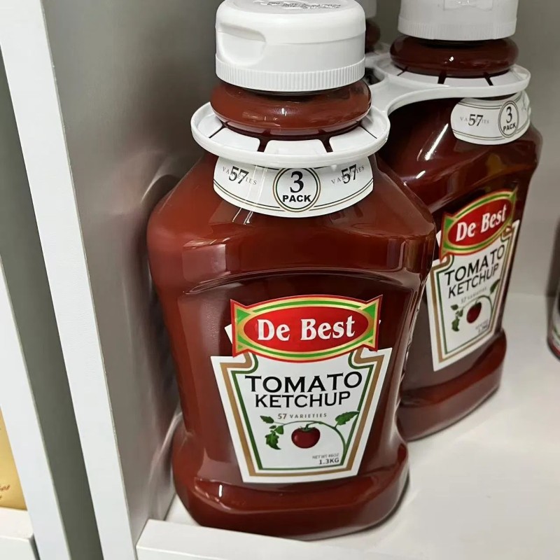 Ketchup Tomato Sauce Bottle Big Quantity 1.3kg Export to Europe