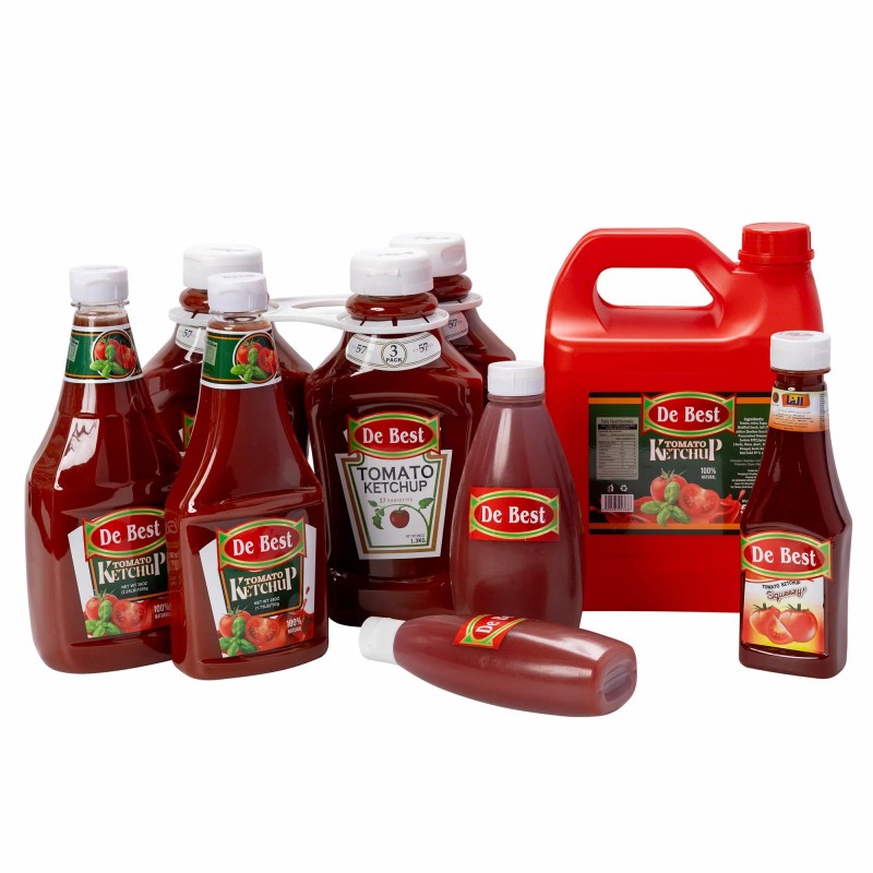 Ketchup Tomato Sauce Bottle Big Quantity 1.3kg Export to Europe