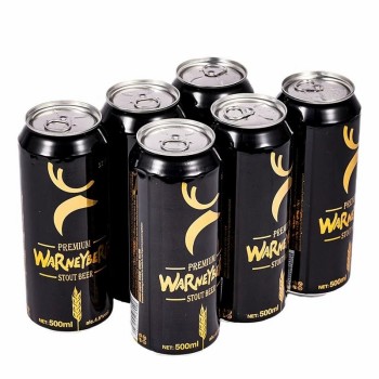 Factory Customized Cheap Price Wholesale Hot Sale 330ml 500ml Traditional Brewing Healthy German Dark Black Stout Canned Beer