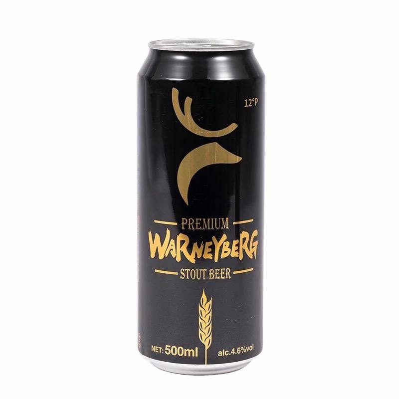 Factory Customized Cheap Price Wholesale Hot Sale 330ml 500ml Traditional Brewing Healthy German Dark Black Stout Canned Beer