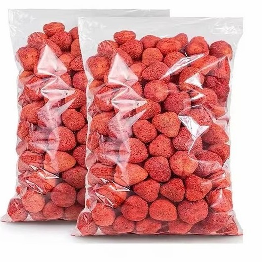 Whole Freeze-Dried Strawberry with Natural Vitamin C Source and Bulk Packaging