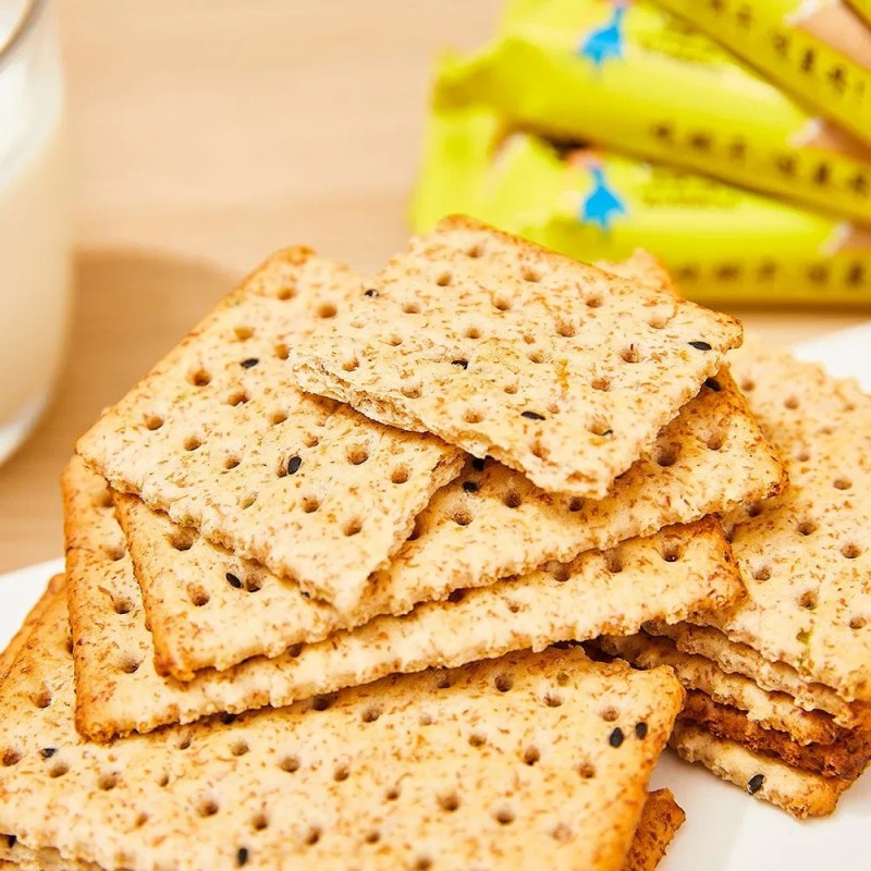 Professional Supply High Fiber Soda Cracker Rye Soda Cracker Biscuit Manufacturer