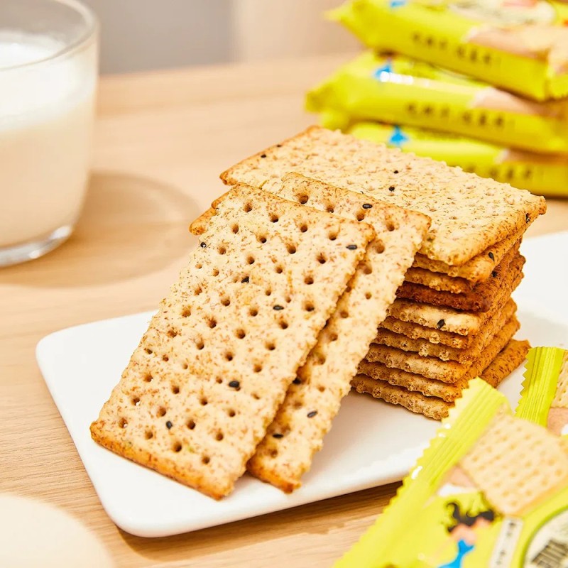 Professional Supply High Fiber Soda Cracker Rye Soda Cracker Biscuit Manufacturer