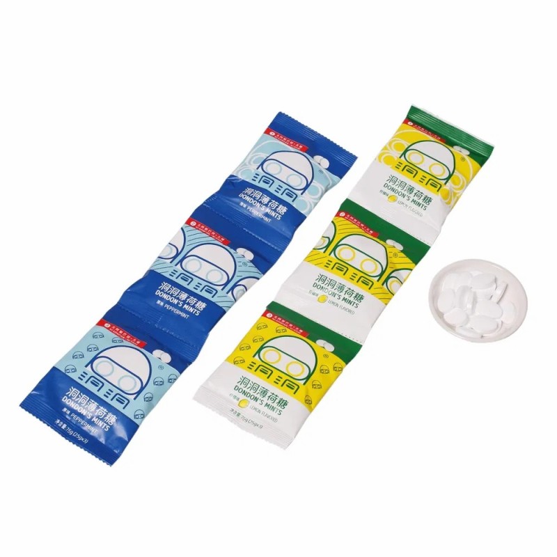 75g Paper Bag Sugar Free Peppermint Candy for Convenience Store.