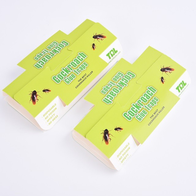 Disposable Non-Pollution Killing Cockroach Trap Glue Box Attractant Bait