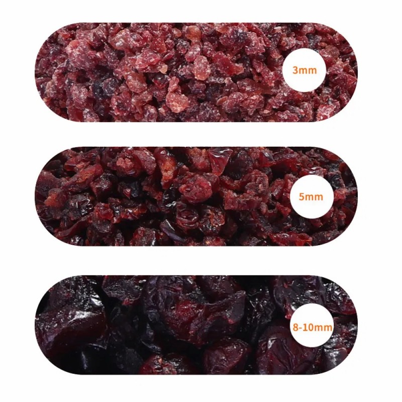 Wholesale Dried Cranberry Granules Baking Candied Cranberry Preserved Fruit Desserts Dried Fruit