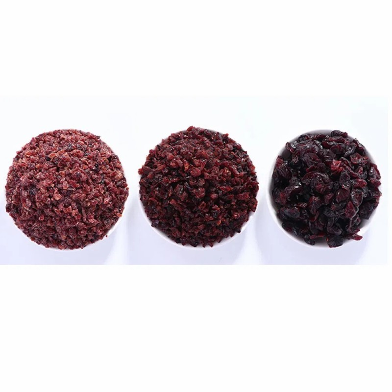 Wholesale Dried Cranberry Granules Baking Candied Cranberry Preserved Fruit Desserts Dried Fruit