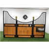 Professional 12FT Horse House Corrosion-Resistant Horse Barn Steel-Framed Horse Stall Box Mobile Horse Box Portable Horse Shelter Anti-Kick Horse Stable