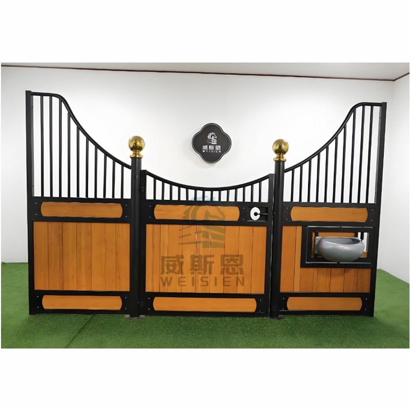 Professional 12FT Horse House Corrosion-Resistant Horse Barn Steel-Framed Horse Stall Box Mobile Horse Box Portable Horse Shelter Anti-Kick Horse Stable