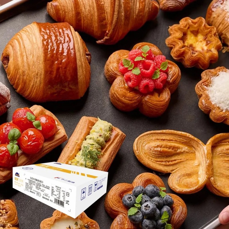 Authentic Japanese-Style Flaky Pastry Oil Margarine for Gourmet Baking