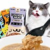 Factory Price 85g Cat Soup Wet Cat Food Various Flavors Meat Pouches Delicious Tasty Snaks for Cat