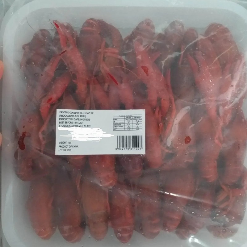 Frozen Spicy Crayfish, Spicy Crawfish