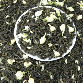 Bulk Loose #3 Health Piao Xue Twisted Jasmine Scented Green Tea