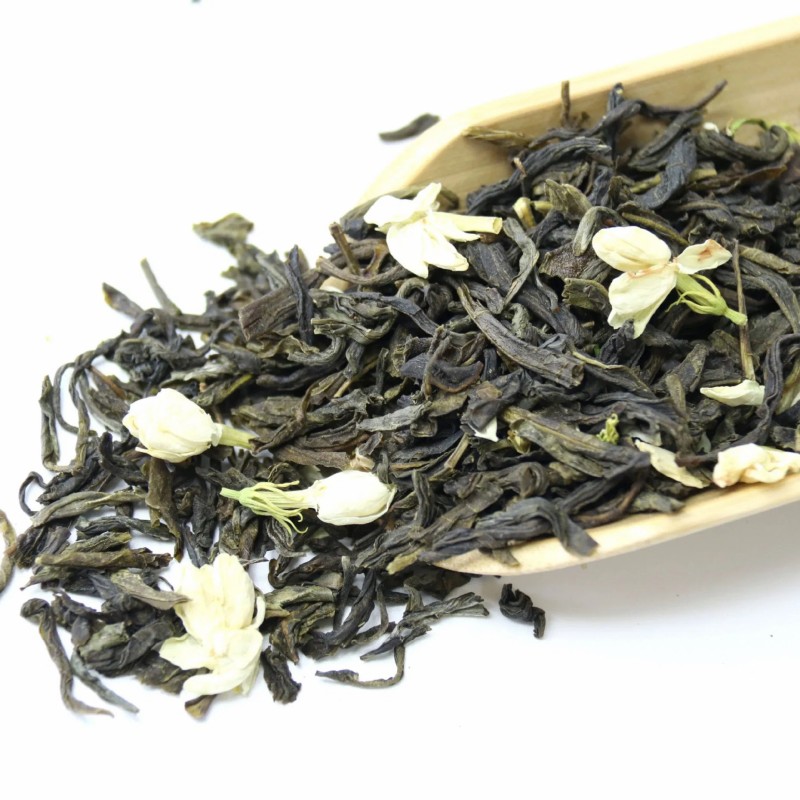 Bulk Loose #3 Health Piao Xue Twisted Jasmine Scented Green Tea