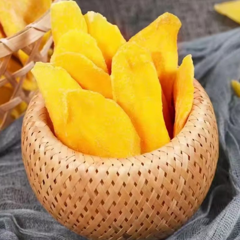Soft Dried Mango Tropical Fruit Is Delicious Natural High-Quality Very Low Sugar
