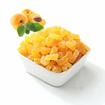 High Quality Dried Peach Dice Candied Yellow Peach Granules Dired Fruit Baking Fruit Tea
