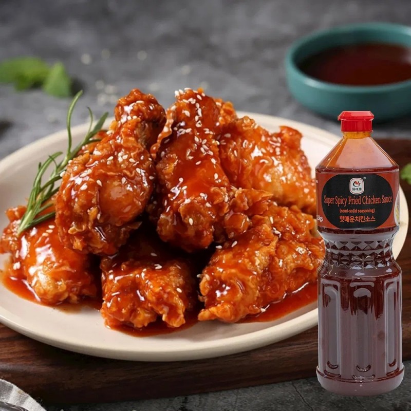Halal Gread Korean Supper Spicy Fried Chicken Sauce