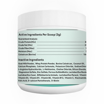 Goat Milk Puppy Milk Replacer for Pets Daily Nutrition Immune Booster Pet Supplement OEM