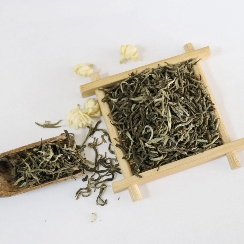 Health Yunnan Premium Silvery Hair Jasmine Flower Green Tea