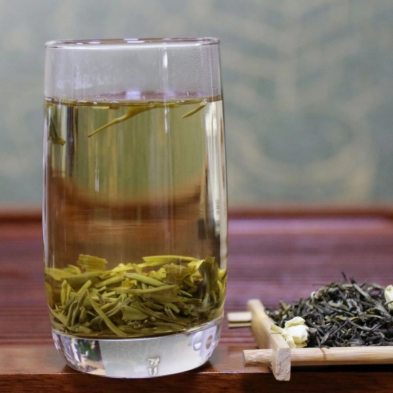 Health Yunnan Premium Silvery Hair Jasmine Flower Green Tea