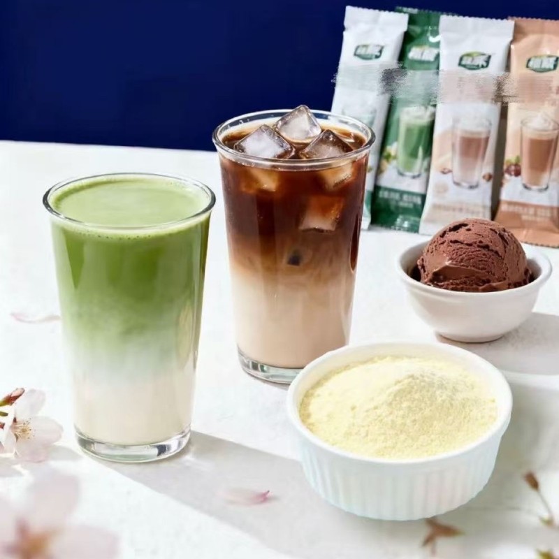 Creamy Non-Dairy Enhancer for Refreshing Fruit Juice Beverages