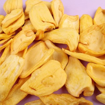 Natural Sweet Vacuum-Fried Jackfruit, Vf, a Leisure Snack Without Additives or Preservatives Dried Jackfruit