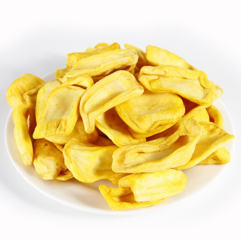 Natural Sweet Vacuum-Fried Jackfruit, Vf, a Leisure Snack Without Additives or Preservatives Dried Jackfruit