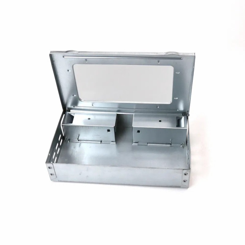 Metal Rat Bait Station Multi Catch Mouse Trap Box