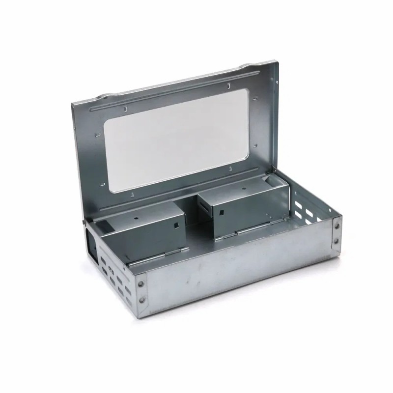 Metal Rat Bait Station Multi Catch Mouse Trap Box