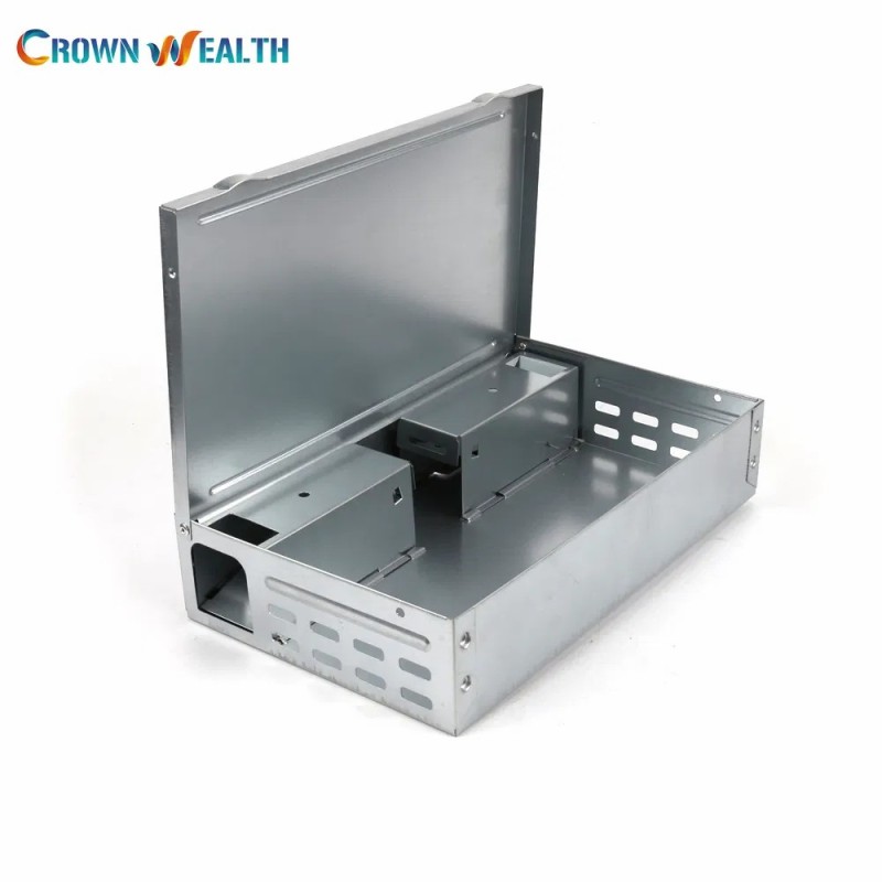 Metal Rat Bait Station Multi Catch Mouse Trap Box