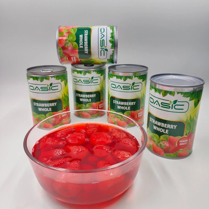 Top Quality Canned Fruit in Can Juicy Canned Strawberry