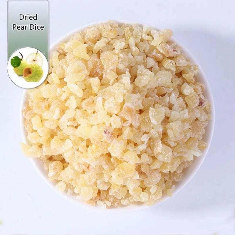 Wholesale Dried Pear Cubes Preserved Pear Dice Candied Fruit Dried Fruit Cubes Fruit Tea Baking