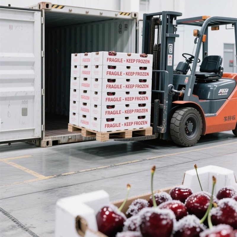 Premium Factory Price Juicy Pitted Red Frozen IQF Cherry Cherries China Whole IQF Frozen Cherry